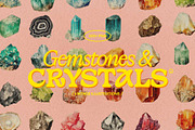 Gemstones and Crystals, an Object Illustration by AI Crafted Magnolia (Thumbnail 1 of 16)