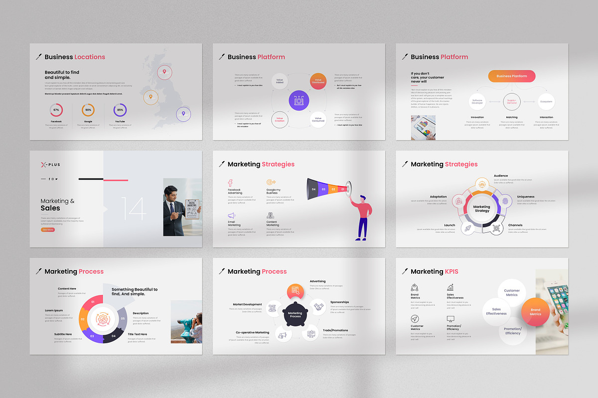 Business Plan Powerpoint Template, a Presentation Template by GoldenPixelStudio (Photo 18 of 29)