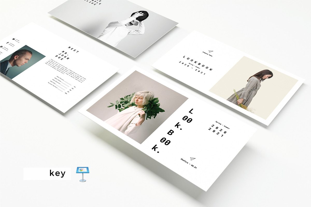 LOOKBOOK - Keynote Template, a Presentation Template by Shafura