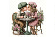 Romantic Couple Clipart JPG, a Person Illustration by Memories By Lea (Thumbnail 15 of 18)