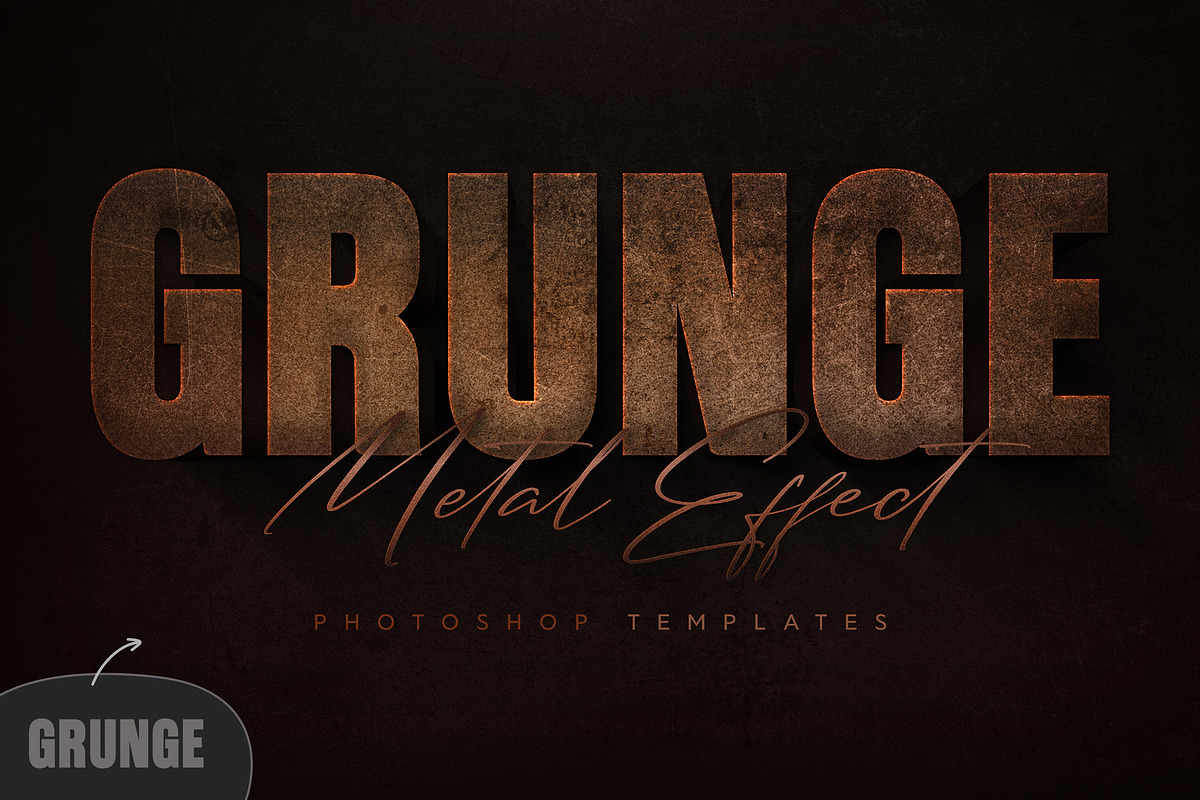 Rusty Metal Text Effects, a Layer Style Add-On by Andrew Skoch Design (Photo 8 of 9)