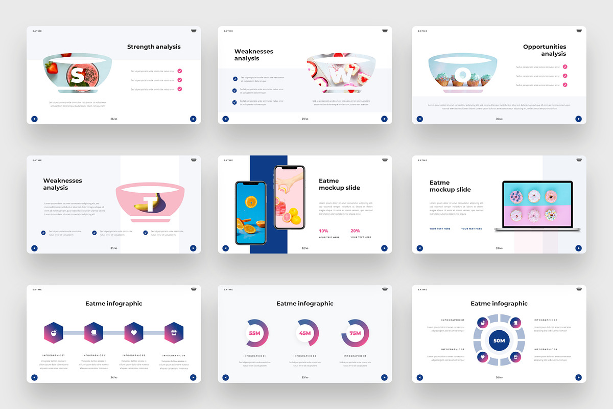 EATME - Food PowerPoint Template, a Presentation Template by BeadyLab (Photo 5 of 6)