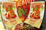 Thanksgiving Day Event Flyer, a Flyer Template by regalDRAW (Thumbnail 5 of 6)