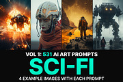 537 Midjourney Prompts for Sci-fi, a Technology Illustration by Sevenstyles (Thumbnail 1 of 13)