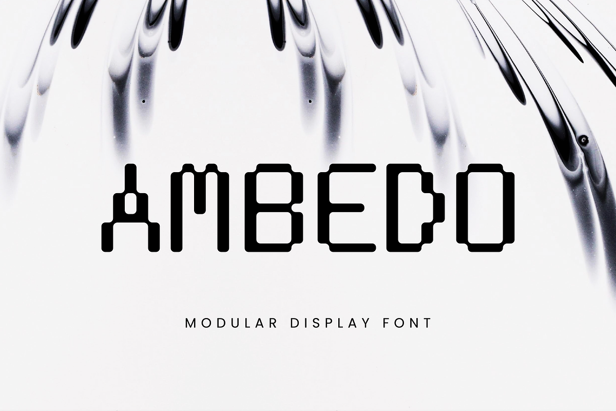 Ambedo | Modern Modular Display Font, a Font by Obscure Shop (Photo 1 of 9)