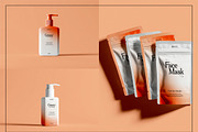 Cosmetic Cream Tube Mockup Bundle, a Packaging Mockup by Mego-studio (Thumbnail 10 of 11)