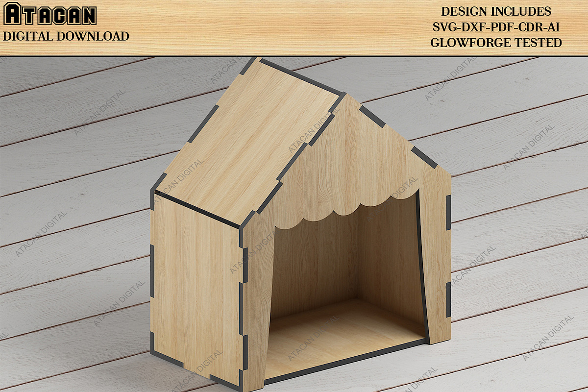 Lasercut Objects Scooter House Decor, a Design Template by AtacanDigital (Photo 4 of 10)