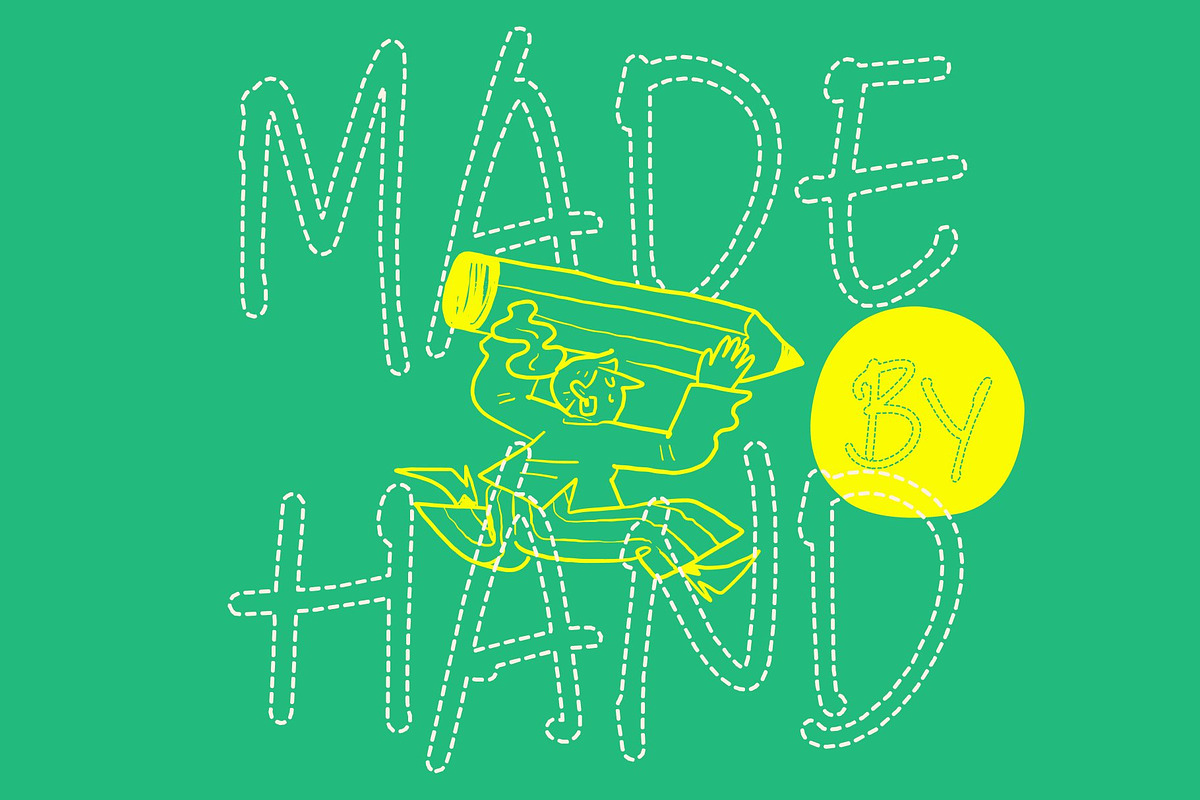 CS Andine Dashed, a Handwritten Font by Craft Supply Co. (Photo 2 of 8)