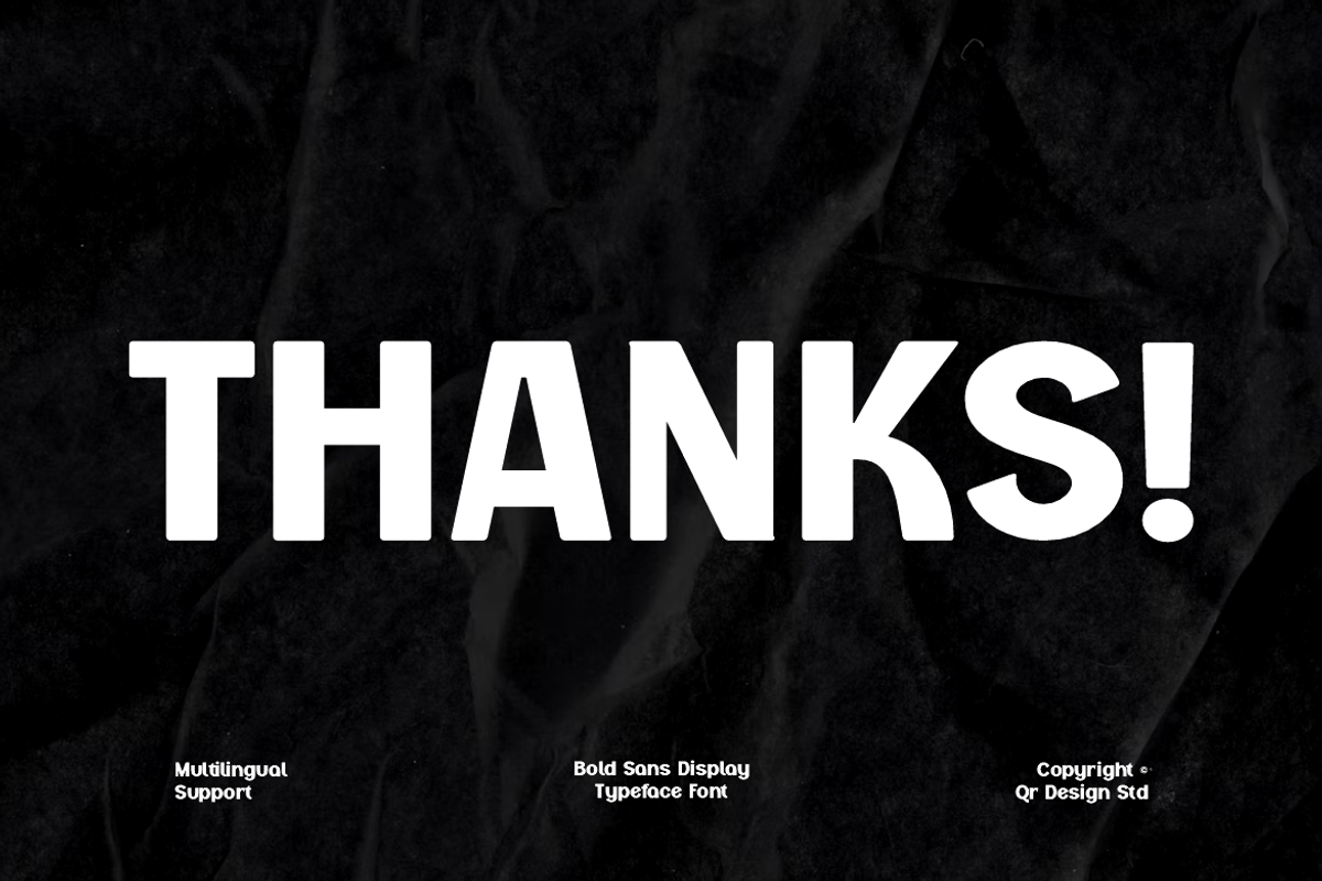 Hotaqe - Bold Sans Display Typeface, a Sans Serif Font by QR Design Studio (Photo 16 of 16)