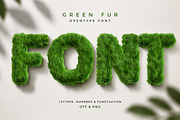 Green Fur Font, a Sans Serif Font by Handmadefont (Thumbnail 1 of 11)