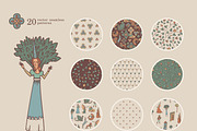 Medieval Fantasy Motif, a Pattern Graphic by Depiano (Thumbnail 6 of 7)