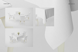 Tablecloth Mockup Set 2