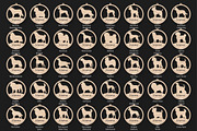 40 Custom Dog Ornaments Laser Files, an Object Graphic by ThemeXDigital (Thumbnail 9 of 9)