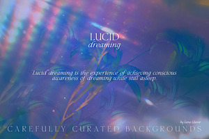 LUCID DREAMING Abstract Psychedelic