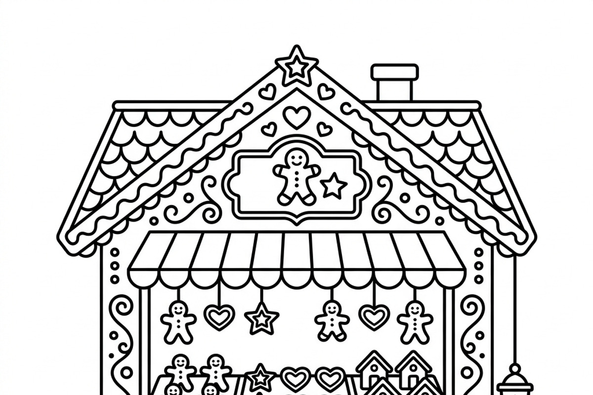 46 Christmas Market Vendor Icons, an Outline Icon by adenpinkstore (Photo 5 of 20)