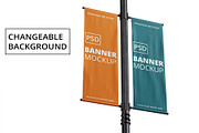Lamp Post Banner Mockup, a Product Mockup by Designbuys (Thumbnail 2 of 3)