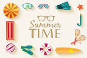 5 summer beach vector backgrounds, a Graphic by LineTale (Thumbnail 5 of 5)