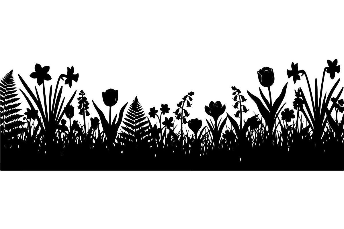 Botanical Floral Border, an Object Graphic by Creativeshirt (Photo 17 of 20)