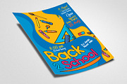 Back to School Flyer Template, a Flyer Template by Psd Templates (Thumbnail 2 of 2)