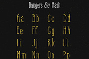 Serif font Bangers and Mash, a Serif Font by Itsmesimon (Thumbnail 2 of 6)