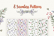 Christmas Watercolour Designs, a Texture Illustration by Wild Ones (Thumbnail 6 of 8)