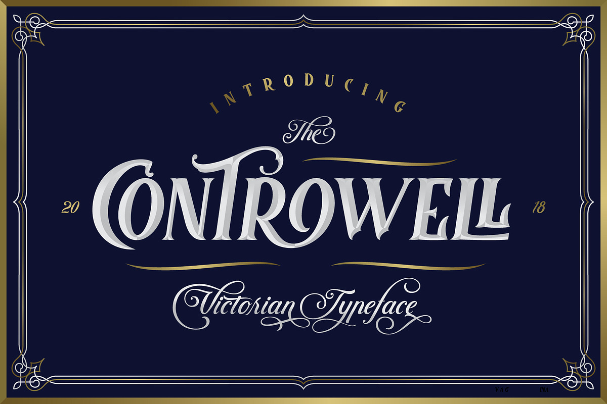 Controwell Victorian Typeface 30%! preview 4