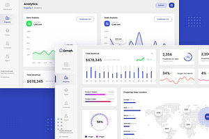 Real Estate Admin Dashboard UI