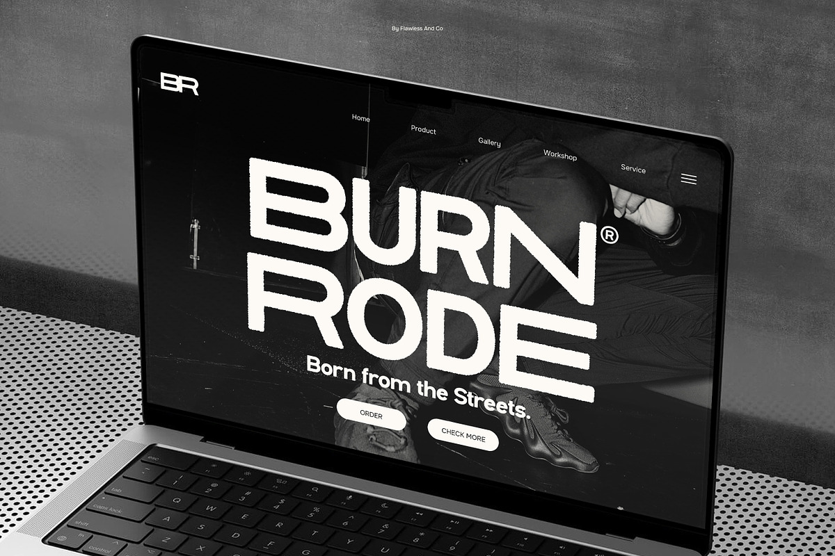 Fake Blur - Distort Effect Sans Font, a Sans Serif Font by Flawless And Co (Photo 5 of 10)