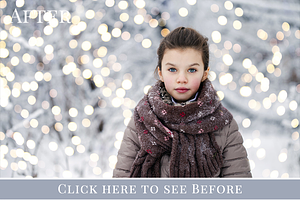 Christmas Bokeh Photo Overlays