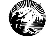 Fishing Vector Scene Bundle, an Object Graphic by jahid234 (Thumbnail 12 of 13)