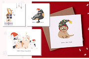 Christmas Cats., an Illustration by Julia Martyshkina (Thumbnail 7 of 8)