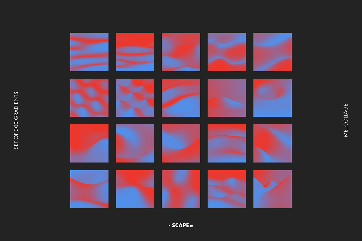 VIBRANT ABSTRACT GRADIENT TEXTURES, a Texture Graphic by ME_COLLAGE (Photo 22 of 26)