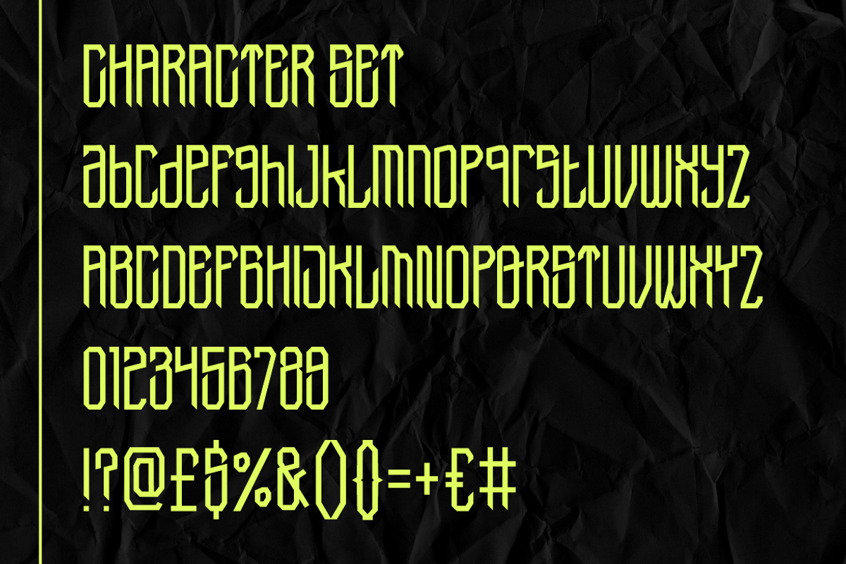 Stylora Condensed Logo Font, a Font by PutraCetol Studio (Photo 5 of 5)