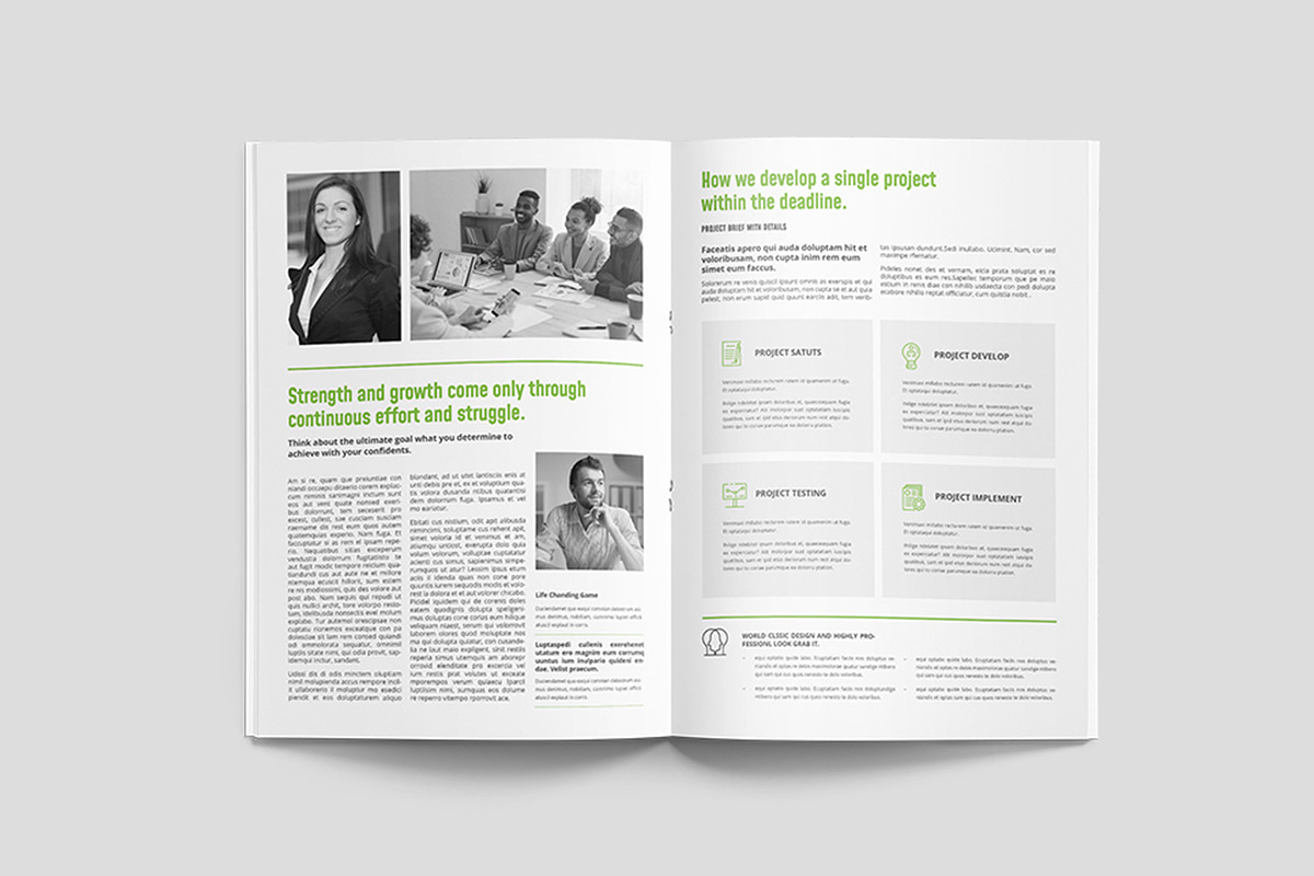 Newsletter Design, a Brochure Template by astutedesign11 (Photo 3 of 6)