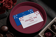 Valentines Day Card Mockup, a Merchandise Mockup by Rielismee (Thumbnail 5 of 5)