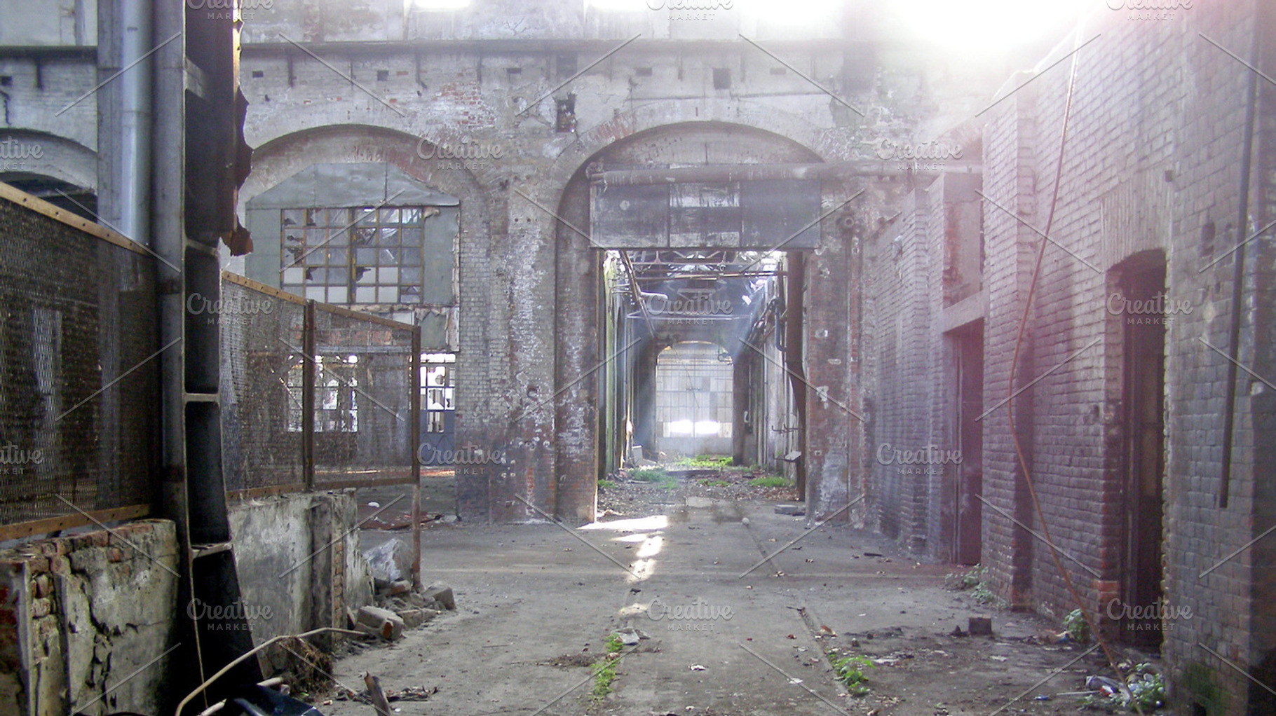 Abandoned Factory Containing Factory Ruins And Ruin