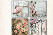 Flowers and Wood Digital pattern, a Pattern Graphic by Libby Wishes (Thumbnail 5 of 7)