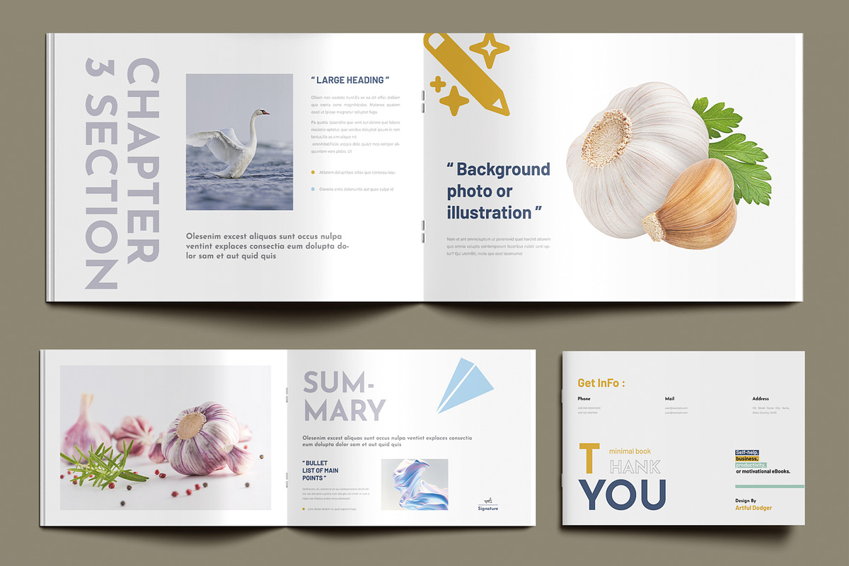 Clean and Digital E-Book Design, a Brochure Template by MightyDesign (Photo 6 of 9)