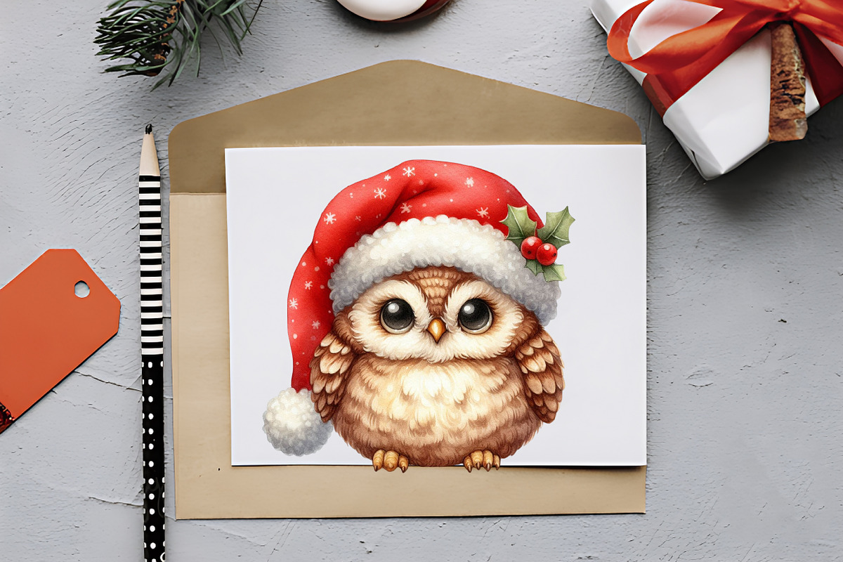 Cute Cartoon Christmas Clipart, an Illustration by RobertsArt (Photo 2 of 7)