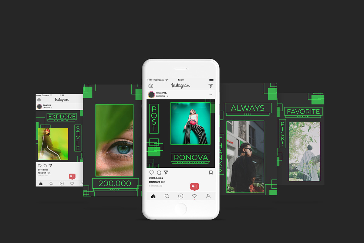 RONOVA - Instagram Template, a Social Media Template by Analogous (Photo 5 of 6)