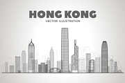 Hong Kong skyline., a Work Illustration by Sky and glass (Thumbnail 4 of 5)