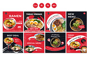 Ramen Instagram Post Template, a Social Media Template by Jiwstudio (Thumbnail 2 of 4)