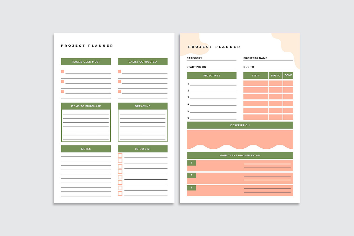 Canva Ultimate Planner Bundle Vol.25, a Stationery Template by Amit Debnath