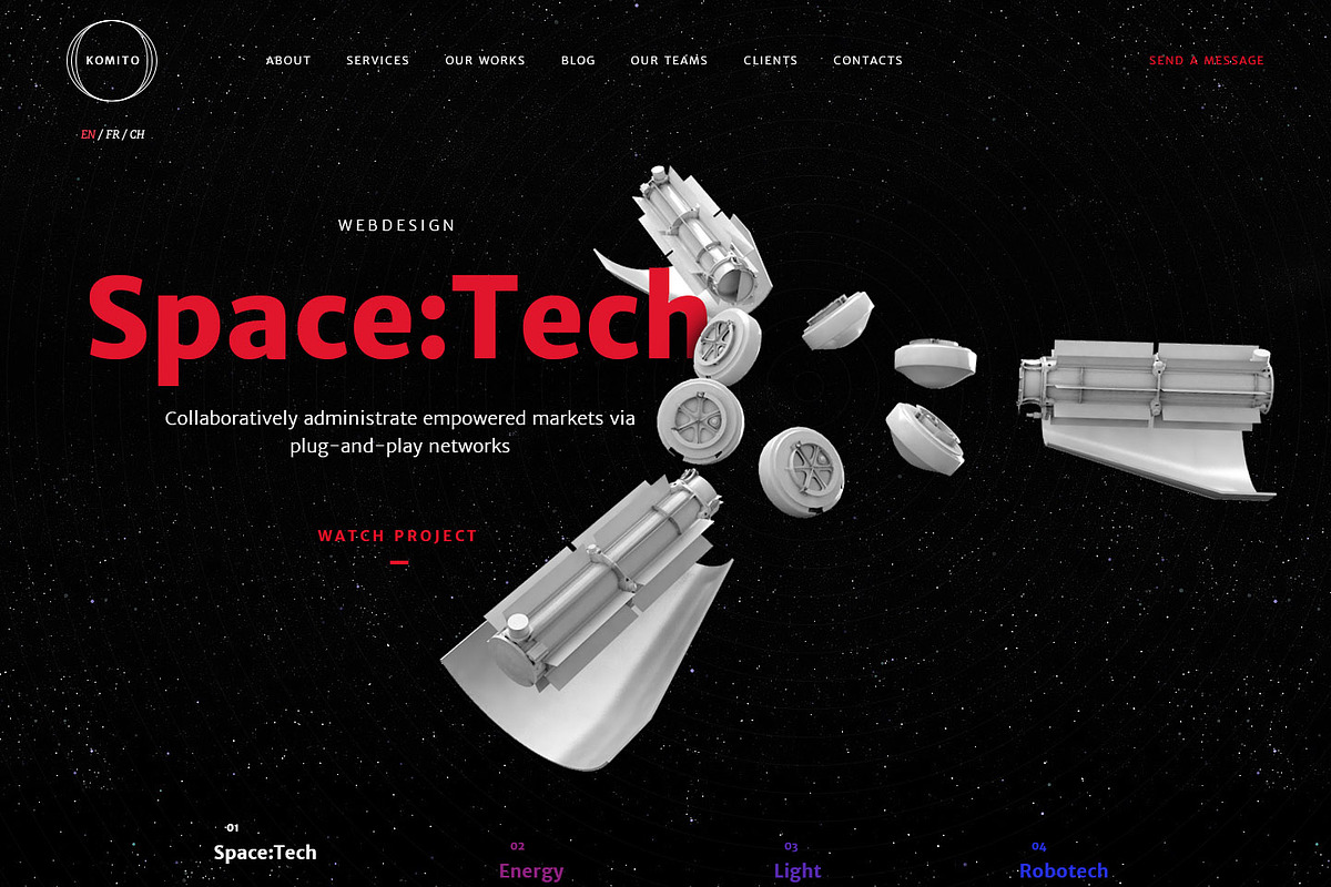 Komito — One Page Template, a Landing Page Template by equoru (Photo 3 of 5)