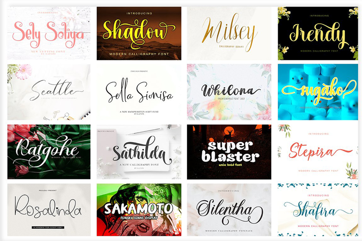 Fabulous Font Bundles, a Script Font by Gatype (Photo 5 of 18)