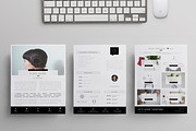 Blog Media Kit Template | 3 Pages, a Resume Template by Blogger Kit Co. (Thumbnail 1 of 7)