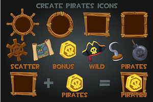 Set to create pirated icons and, an Object Graphic by BabySofja