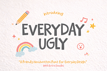 Everyday Ugly – Handwritten Font