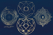 Magic Circles PS Brush & Clipart Set, a Brush Add-On by Paper Element (Thumbnail 5 of 10)