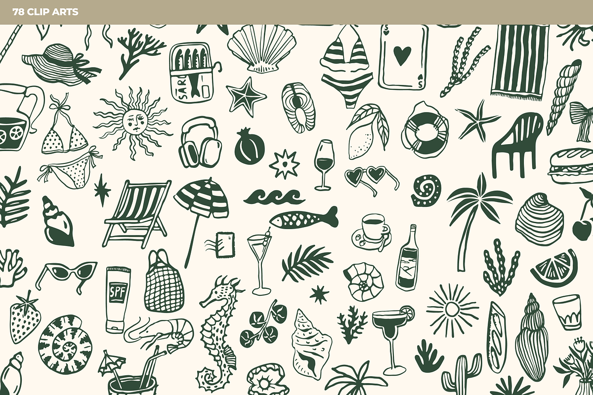 Summer Vibe (Vector Collection), a Seasonal Illustration by PixelAesthetic (Photo 2 of 19)
